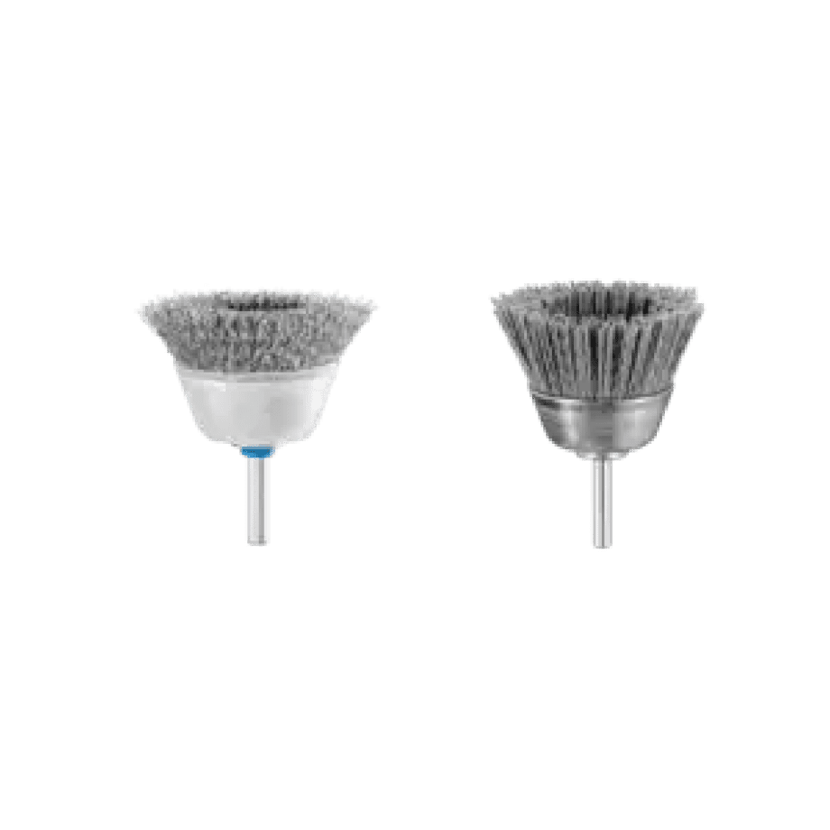 Shank mounted cup brushes Alfamec